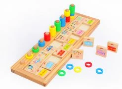 Blue Toys Επιτραπέζιο Ξύλινος Λογάριθμος (MKN080760)