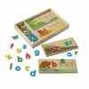 Melissa & Doug Melissa And Doug Ξύλινο Εκπαιδευτικό Παιχνίδι 8 Πλακέτες – 64 Γράμματα (12940)