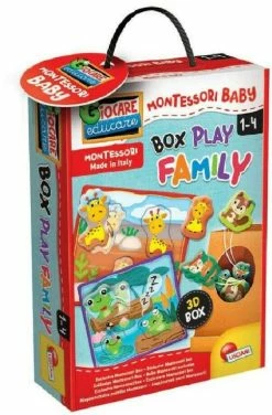 Επιτραπέζιο Montessori Baby Box Οικογένεια Ζώων (92727) -Επιτραπέζια παιχνίδια & κάρτες Εκπτώσεις 213355 1