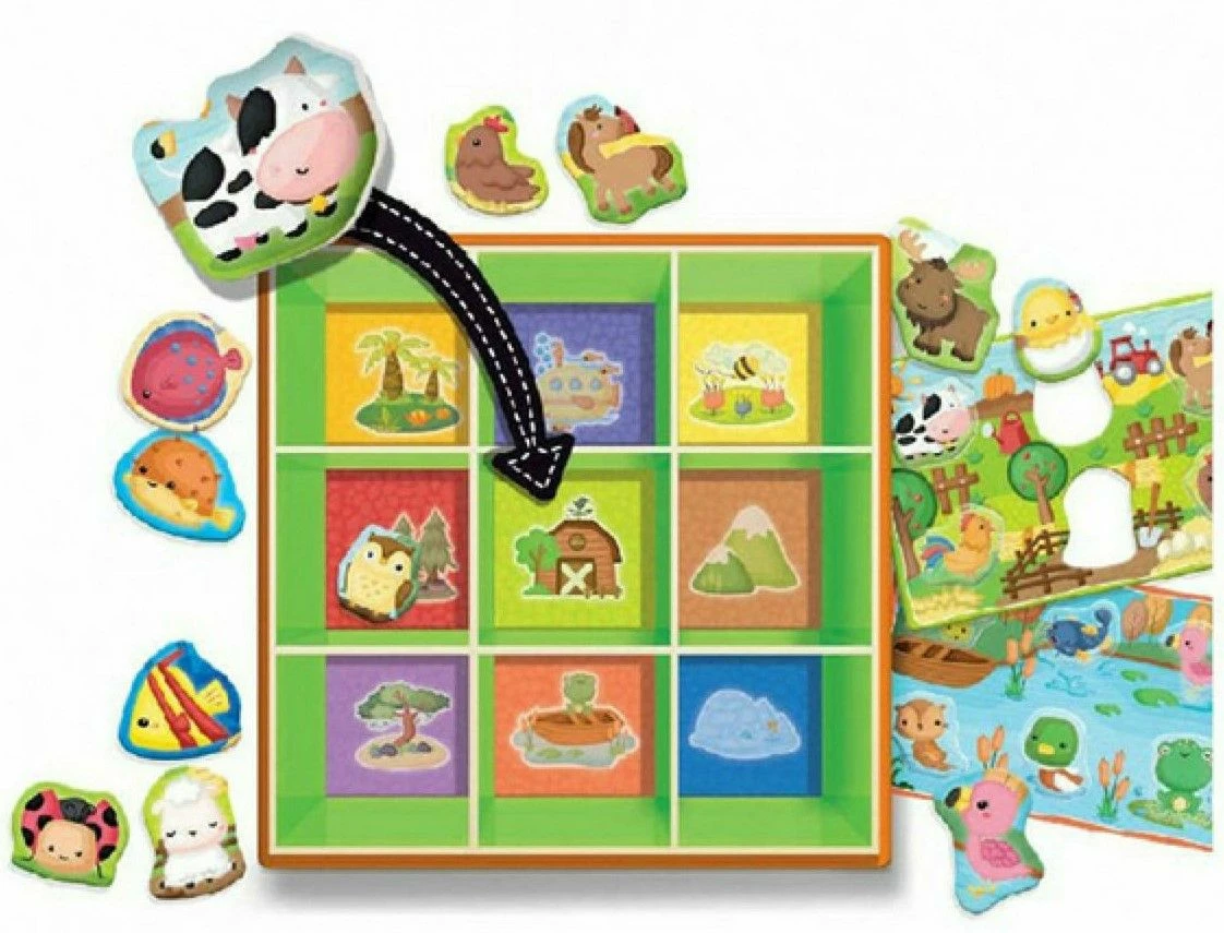 Real Fun Toys Επιτραπέζιο Montessori Baby Happy Animals (92772) 2 Real Fun Toys Επιτραπέζιο Montessori Baby Happy Animals (92772) - Image 2