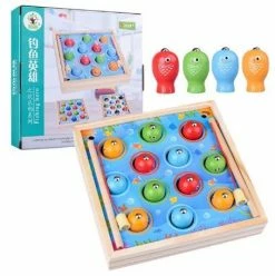 Blue Toys Επιτραπέζιο Ξύλινο Μαγνητικό Ψαρέματος (MKN336972) -Επιτραπέζια παιχνίδια & κάρτες Εκπτώσεις 215292 1