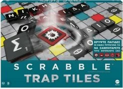 Mattel Eπιτραπέζιο Scrabble Trap Tiles (HLM18)