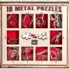 Παζλ Γριφος 10 Metal Puzzles Red Set (10-R)