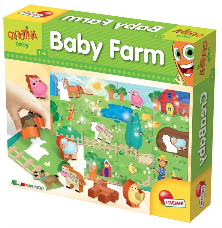 Real Fun Toys Επιτραπεζιο Carotina Baby The Farm (67848) 1 Real Fun Toys Επιτραπεζιο Carotina Baby The Farm (67848)