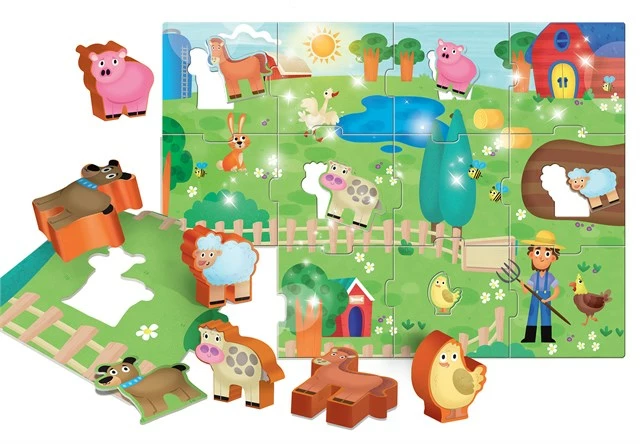 Real Fun Toys Επιτραπεζιο Carotina Baby The Farm (67848) 2 Real Fun Toys Επιτραπεζιο Carotina Baby The Farm (67848) - Image 2