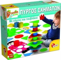 Real Fun Toys Επιτραπέζιο Carotina Baby Πύργος Σχημάτων (69019)