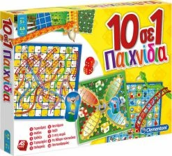 Clementoni Επιτραπεζιο 10 Σε 1 Παιχνιδια (1040-63621)