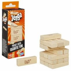 Hasbro Επιτραπέζιο Mini Jenga (C0693) -Επιτραπέζια παιχνίδια & κάρτες Εκπτώσεις 687545 1