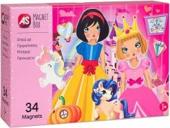 AS το καλό παιχνίδι Magnet Box- Πριγκίπισσες Dress Up (1029-64038) -Επιτραπέζια παιχνίδια & κάρτες Εκπτώσεις 691824 1