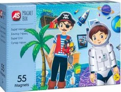 AS το καλό παιχνίδι Magnet Box- Σούπερ Ήρωες (1029-64039)