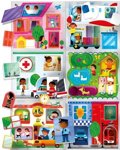 Real Fun Toys Επιτραπέζιο Headu Χαρούμενη Πόλη Μοντεσσόρι (26272) 2 Real Fun Toys Επιτραπέζιο Headu Χαρούμενη Πόλη Μοντεσσόρι (26272) - Image 2