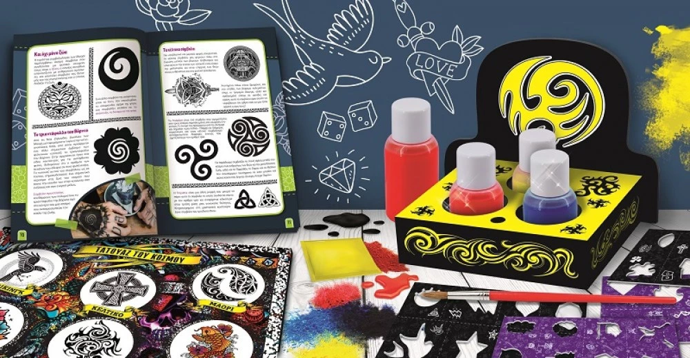 Real Fun Toys Επιτραπέζιο Μικροί Επιστήμονες Εργαστήριο Τατουάζ (72965) 2 Real Fun Toys Επιτραπέζιο Μικροί Επιστήμονες Εργαστήριο Τατουάζ (72965) - Image 2