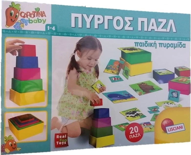 Real Fun Toys Επιτραπέζιο Carotina Πύργος Puzzle (69002) 1 Real Fun Toys Επιτραπέζιο Carotina Πύργος Puzzle (69002)