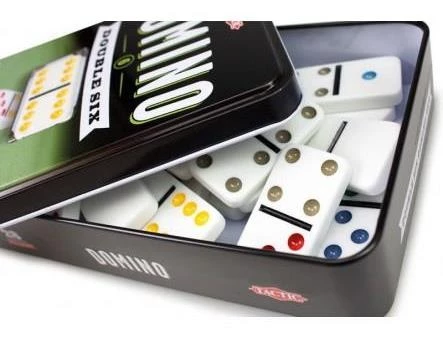 Giochi Preziosi Επιτραπέζιο Ντόμινο Double Six Σε Μεταλλικό Κουτί (NTC12000) 4 Giochi Preziosi Επιτραπέζιο Ντόμινο Double Six Σε Μεταλλικό Κουτί (NTC12000) - Image 4