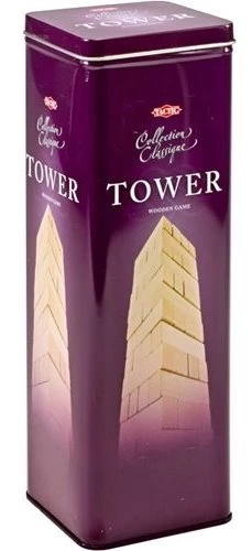 Giochi Preziosi Επιτραπέζιο Παιχνίδι Ξύλινος Πύργος Σε Μεταλλικό Κουτί (NTC11000)