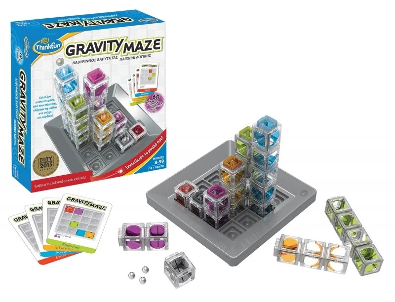 John ThinkFun Παιχνίδι Λογικής Gravity Maze (0076433) 1 John ThinkFun Παιχνίδι Λογικής Gravity Maze (0076433)