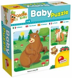 Real Fun Toys Επιτραπέζιο Carotina Baby Puzzle Il Bosco (80076)