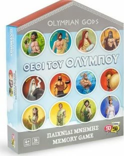 50 50 Games Επιτραπέζιο 50-50 Θεοί Του Ολύμπου Παιχνίδι Μνήμης (505318)